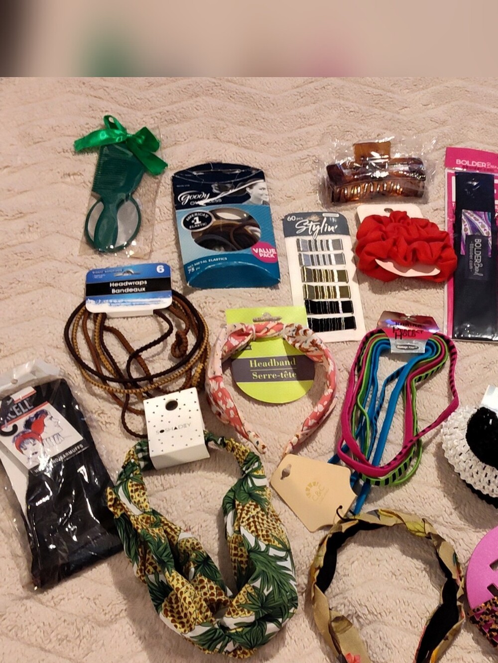 NWT! Assorted Women’s Hair Accessories - Mixed Brands, Variety Of Items (13+ct)